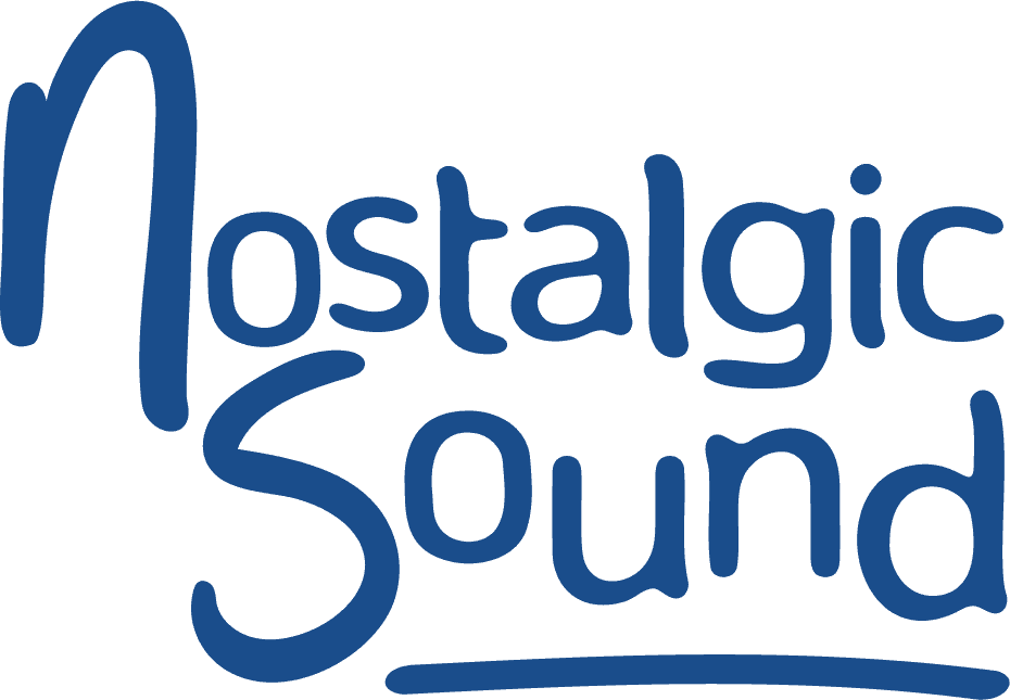 Nostalgic Sound Logo blue