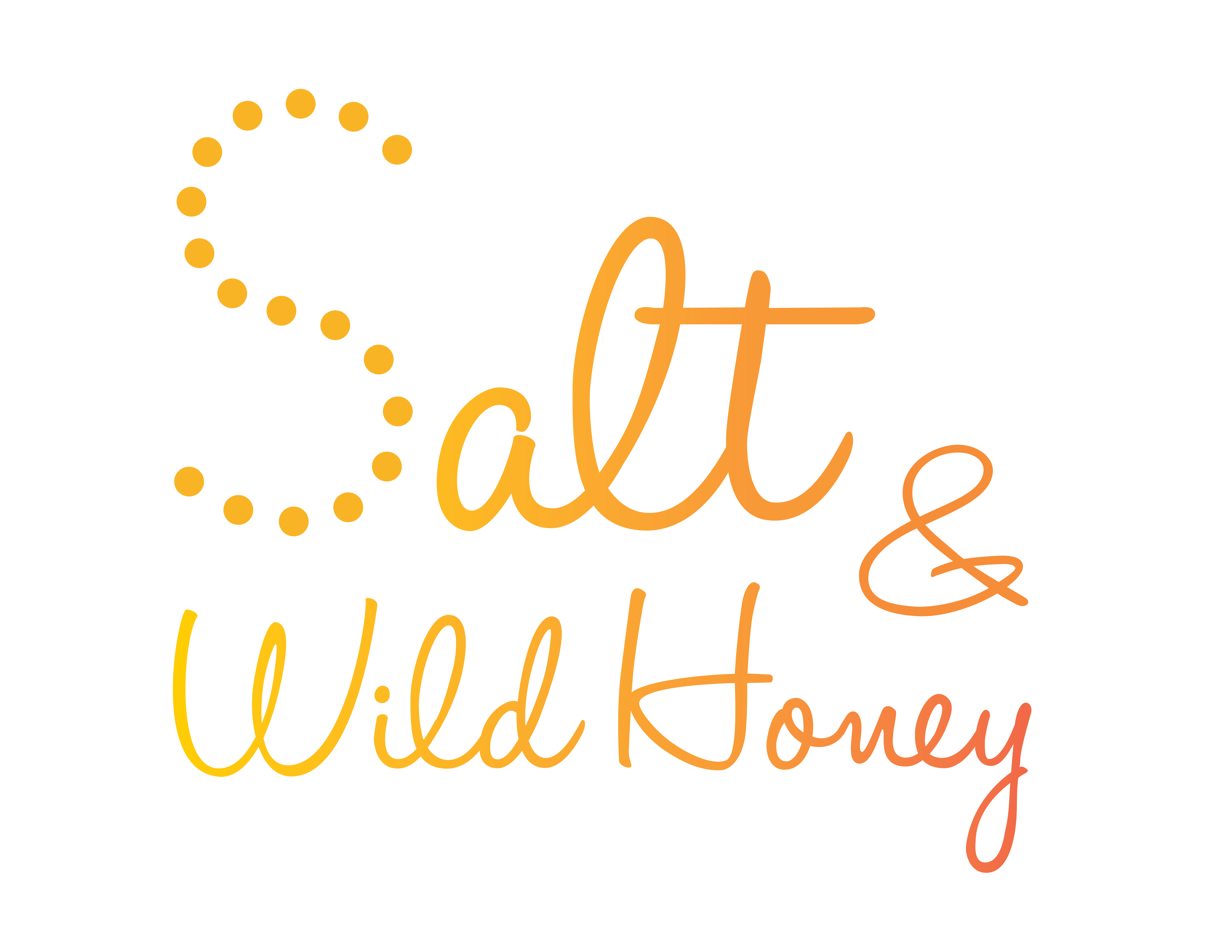 salt & wild honey logo design 2 salt & wild honey logo design 2