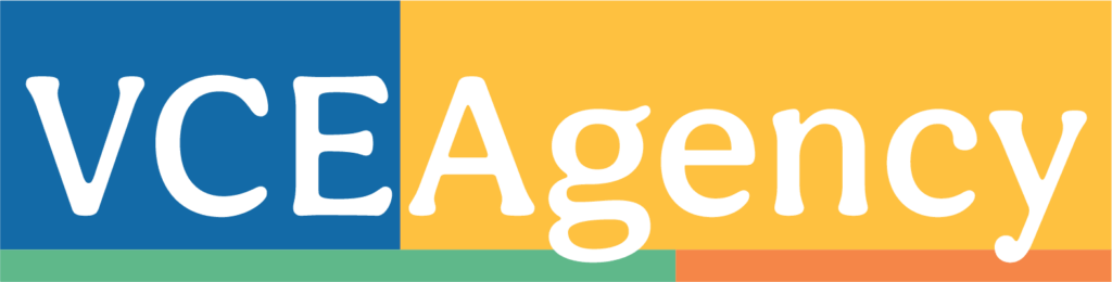 VCEAgency secondary Logo in Color VCEAgency logo in color