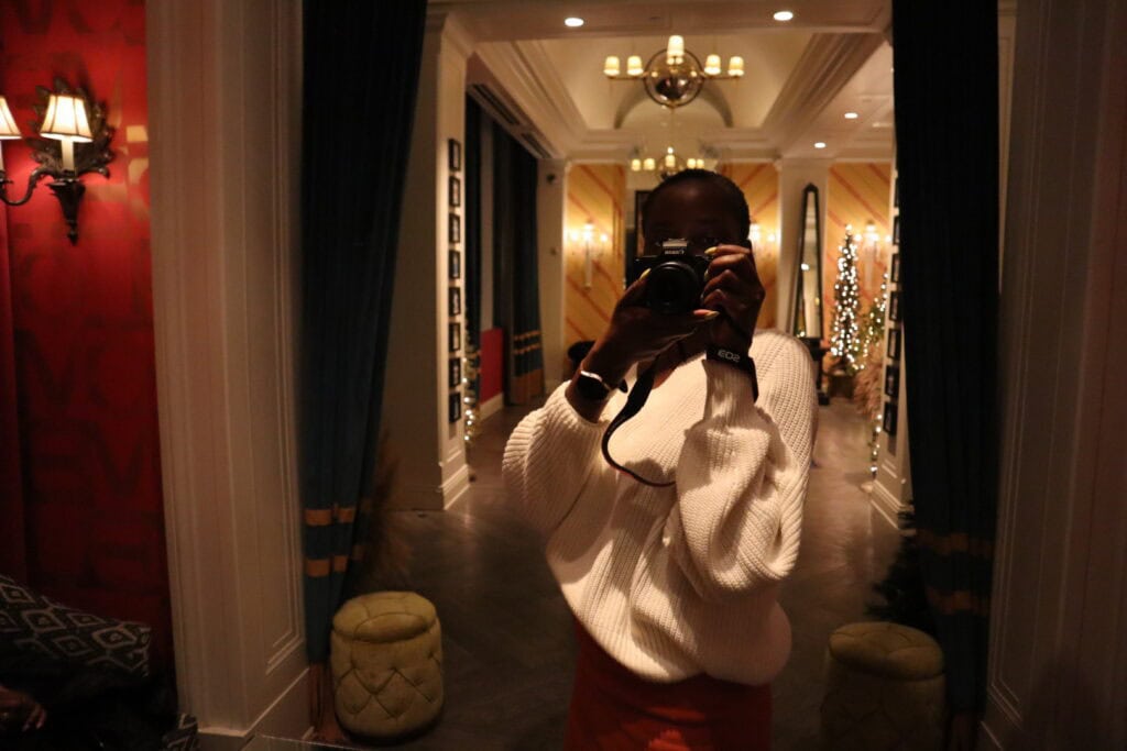 Salted Branding Services - Camera Fuajia holding a camera